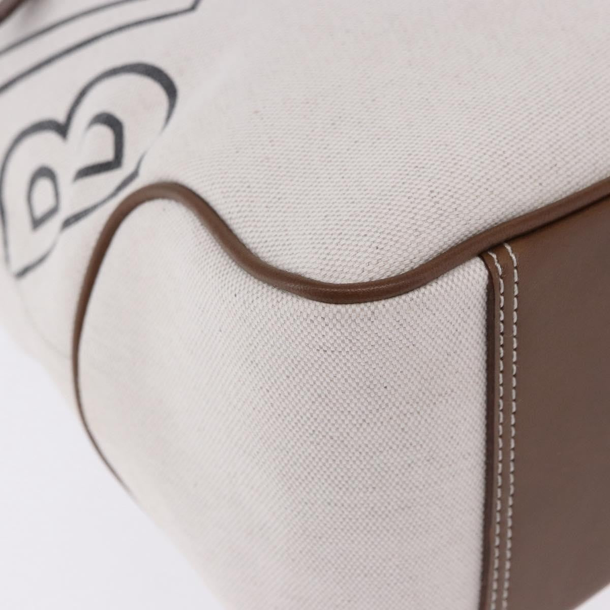 Burberry Blue Label Canvas, White, Canvas, Shoulder Bag