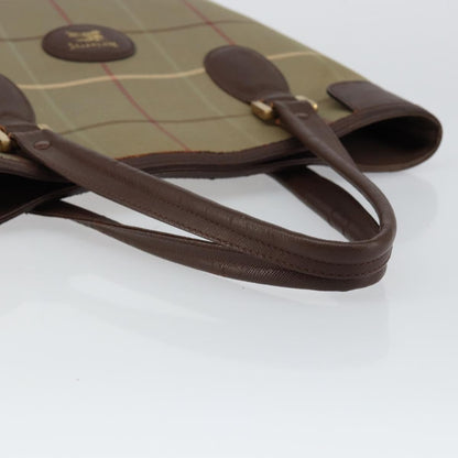 Burberry Nova Check Tote canvas check pattern, Beige, Canvas, Handbag