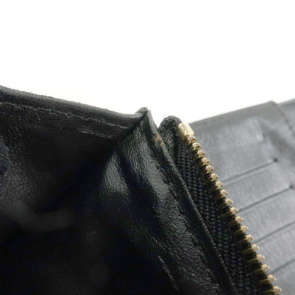 Louis Vuitton Amelia Mahina Leather, Black, Leather, Wallet