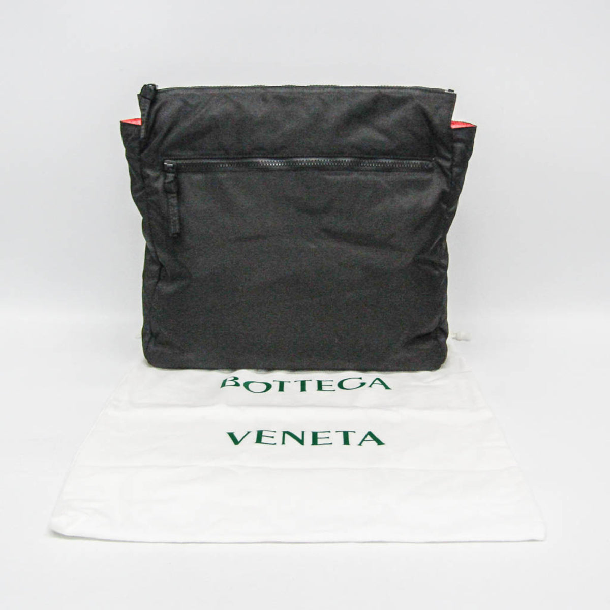 Bottega Veneta Vintage Clutch Nylon, Black, Nylon, Clutch