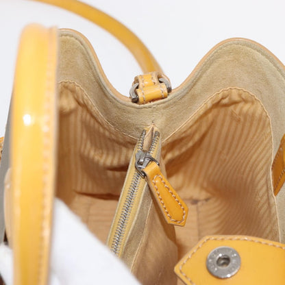 Fendi 2Jours Leather, Yellow, Leather, Handbag