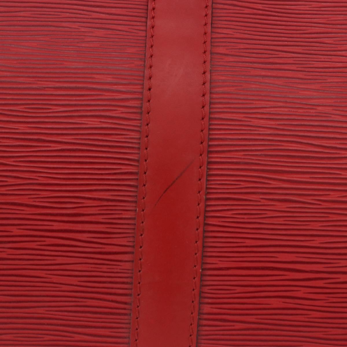 Louis Vuitton Keepall Epi Leather, Red, Leather, Travel Bag