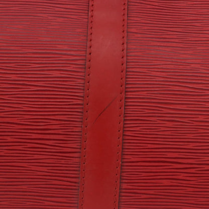 Louis Vuitton Keepall Epi Leather, Red, Leather, Travel Bag