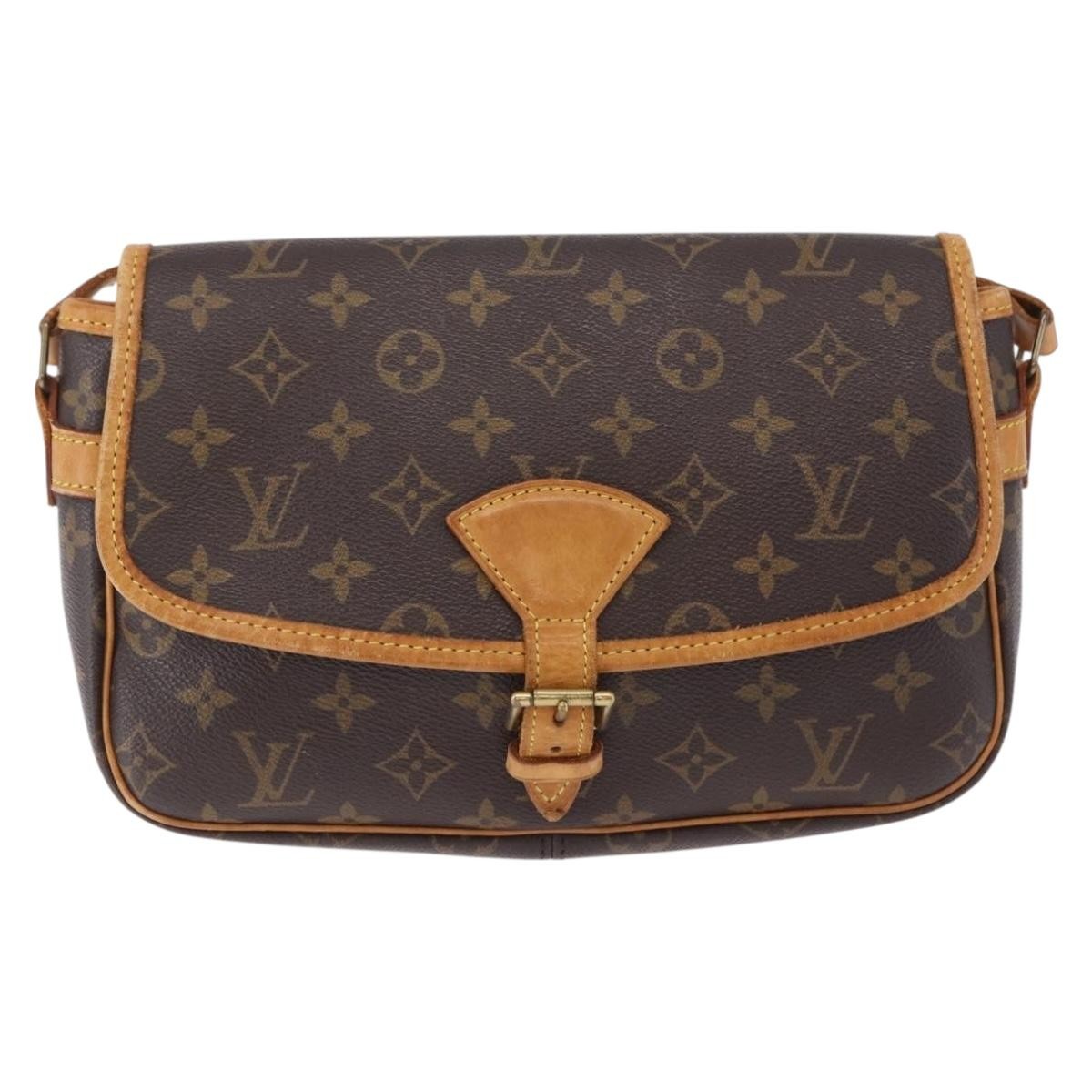 Louis Vuitton Sologne Monogram, Brown, Canvas, Shoulder Bag