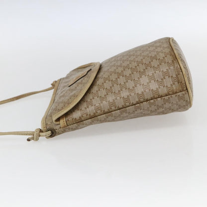 Celine Vintage Macadam Canvas, Beige, Canvas, Shoulder Bag