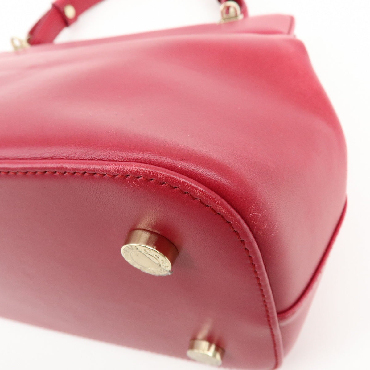 Bvlgari Isabella Rossellini Leather, Pink, Leather, Handbag