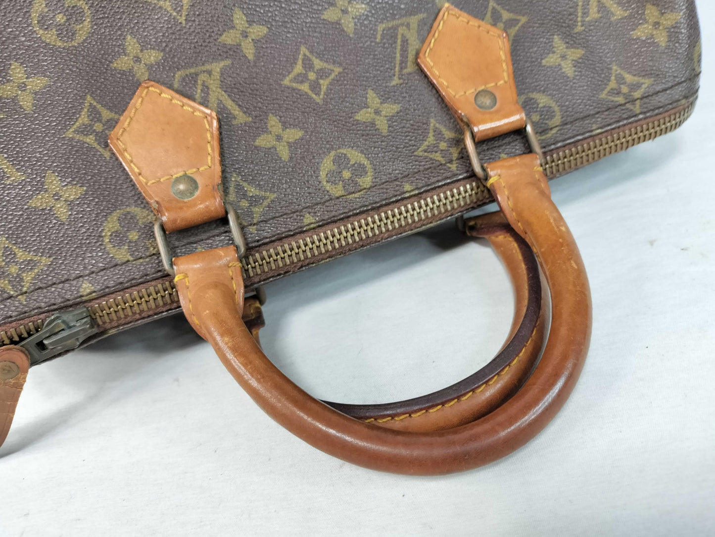 Louis Vuitton Speedy Monogram Canvas, Brown, Canvas, Handbag
