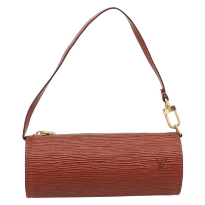 Louis Vuitton Soufflot Pochette Epi Leather, Brown, Leather, Clutch