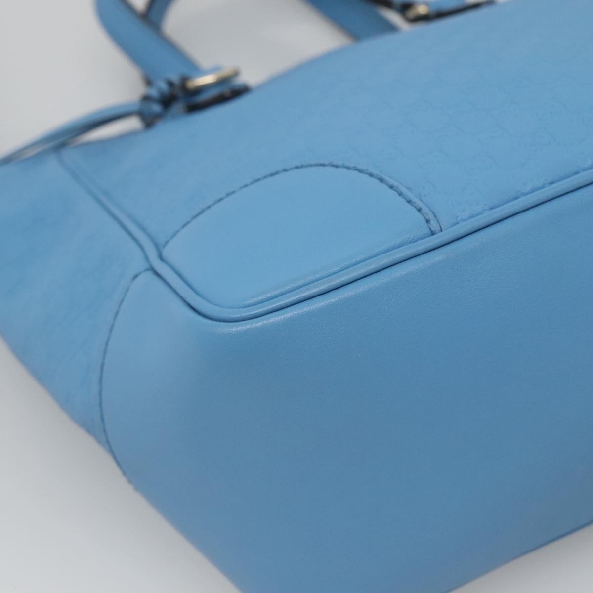 Gucci Bree Convertible Tote Microguccissima Leather, Blue, Leather, Tote Bag