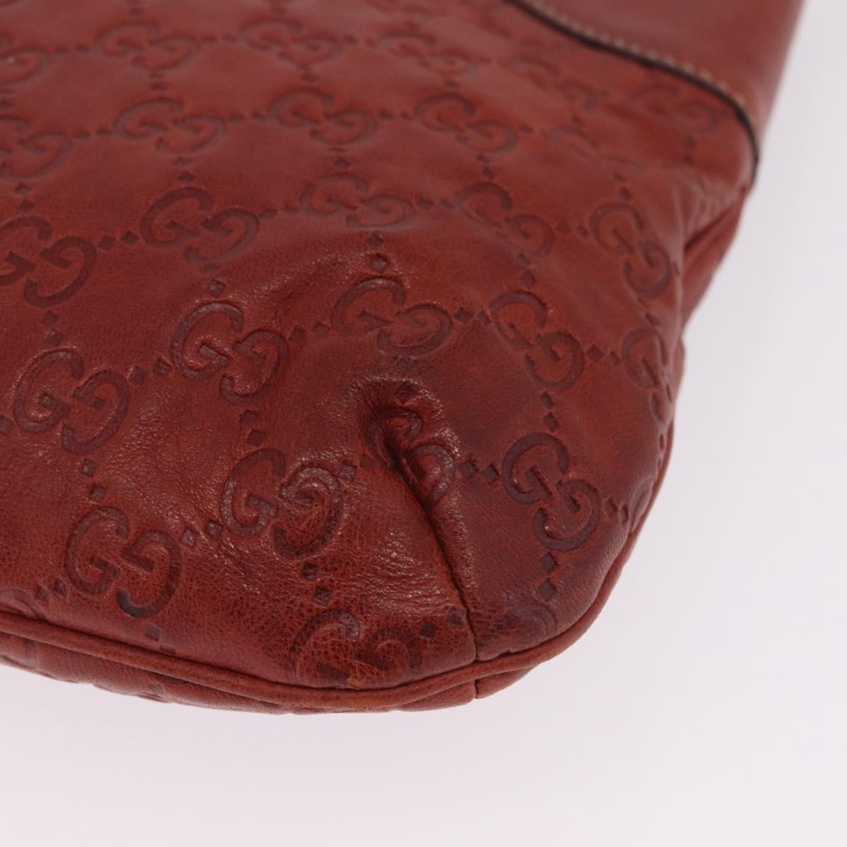 Gucci Trophy GG Canvas with Leather, Red, Canvas, Tote Bag