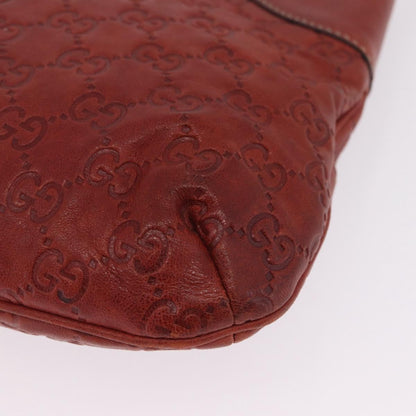 Gucci Trophy GG Canvas with Leather, Red, Canvas, Tote Bag