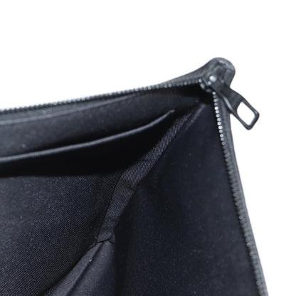 Louis Vuitton Pochette A4 Rainbow Taiga Leather, Black, Leather, Clutch