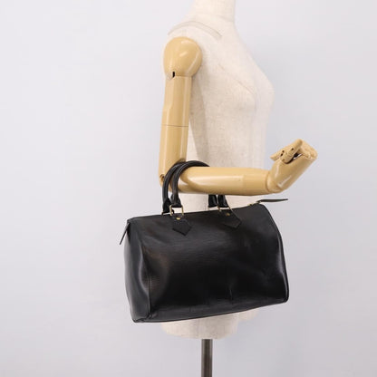 Louis Vuitton Speedy Epi Leather, Black, Leather, Handbag