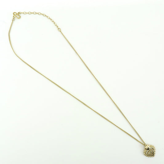 Christian Dior CD Heart Metal, Gold, Gold Plated, Necklace