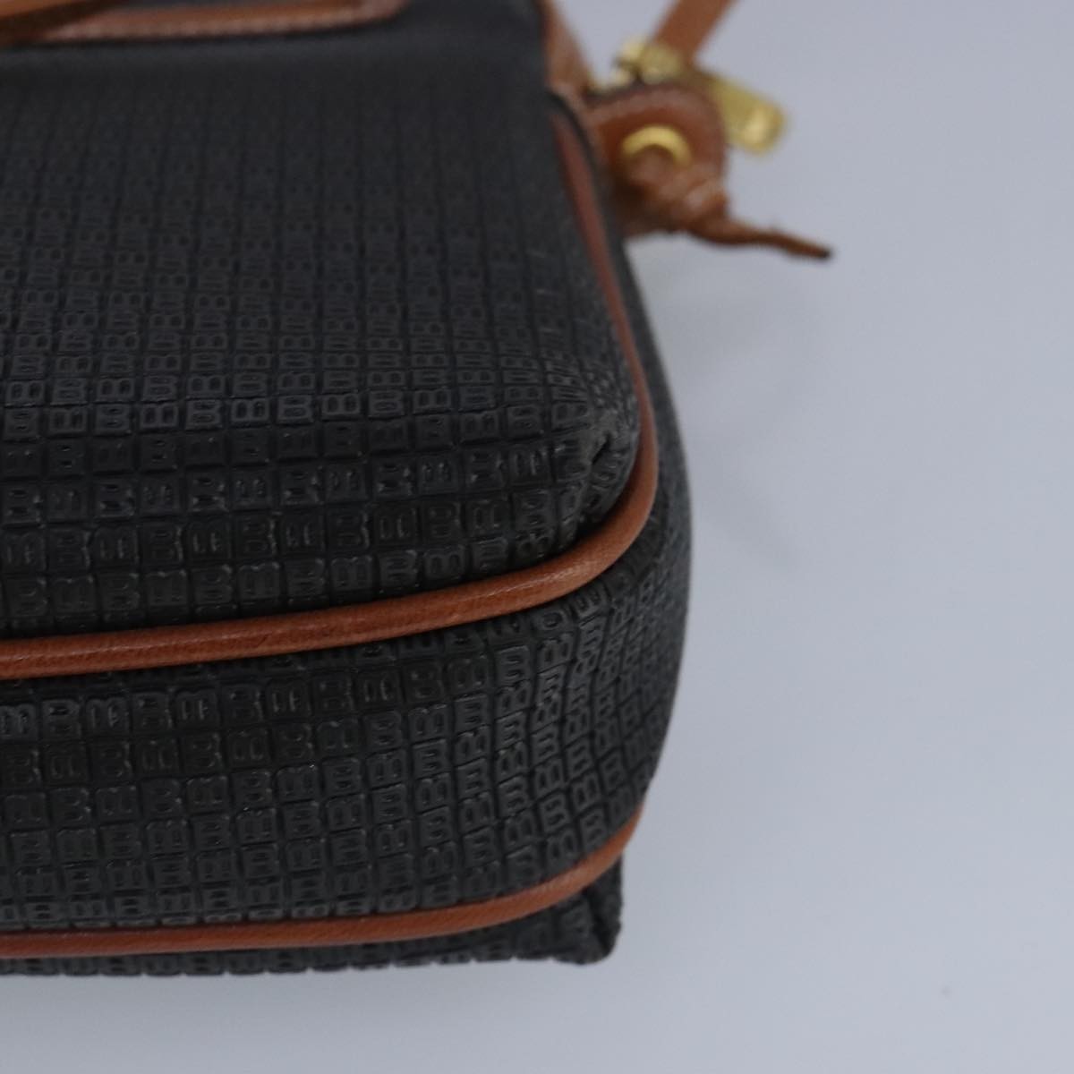 Bally Vintage Leather, Black, Leather, Shoulder Bag