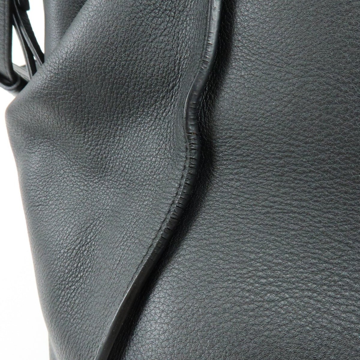 Loewe Hammock Leather, Black, Leather, Handbag