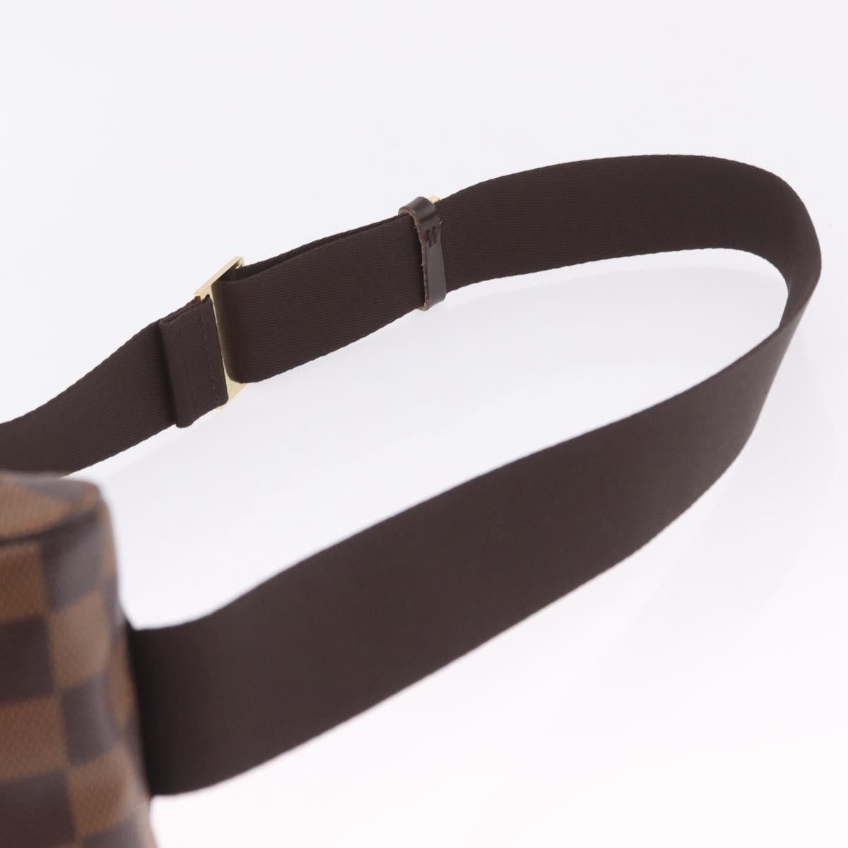 Louis Vuitton Geronimos Waist Damier, Brown, Canvas, Shoulder Bag