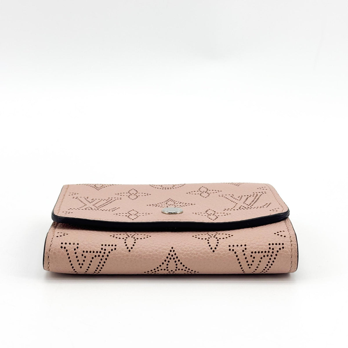 Louis Vuitton Iris Wallet NM Mahina Leather, Pink, Calfskin, Wallet