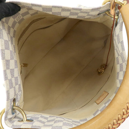 Louis Vuitton Artsy Damier, White, Canvas, Handbag