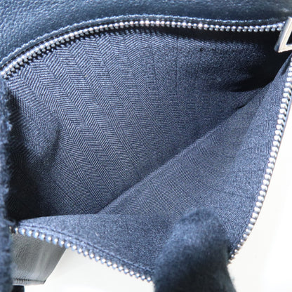 Loewe Hammock Leather, Black, Leather, Handbag