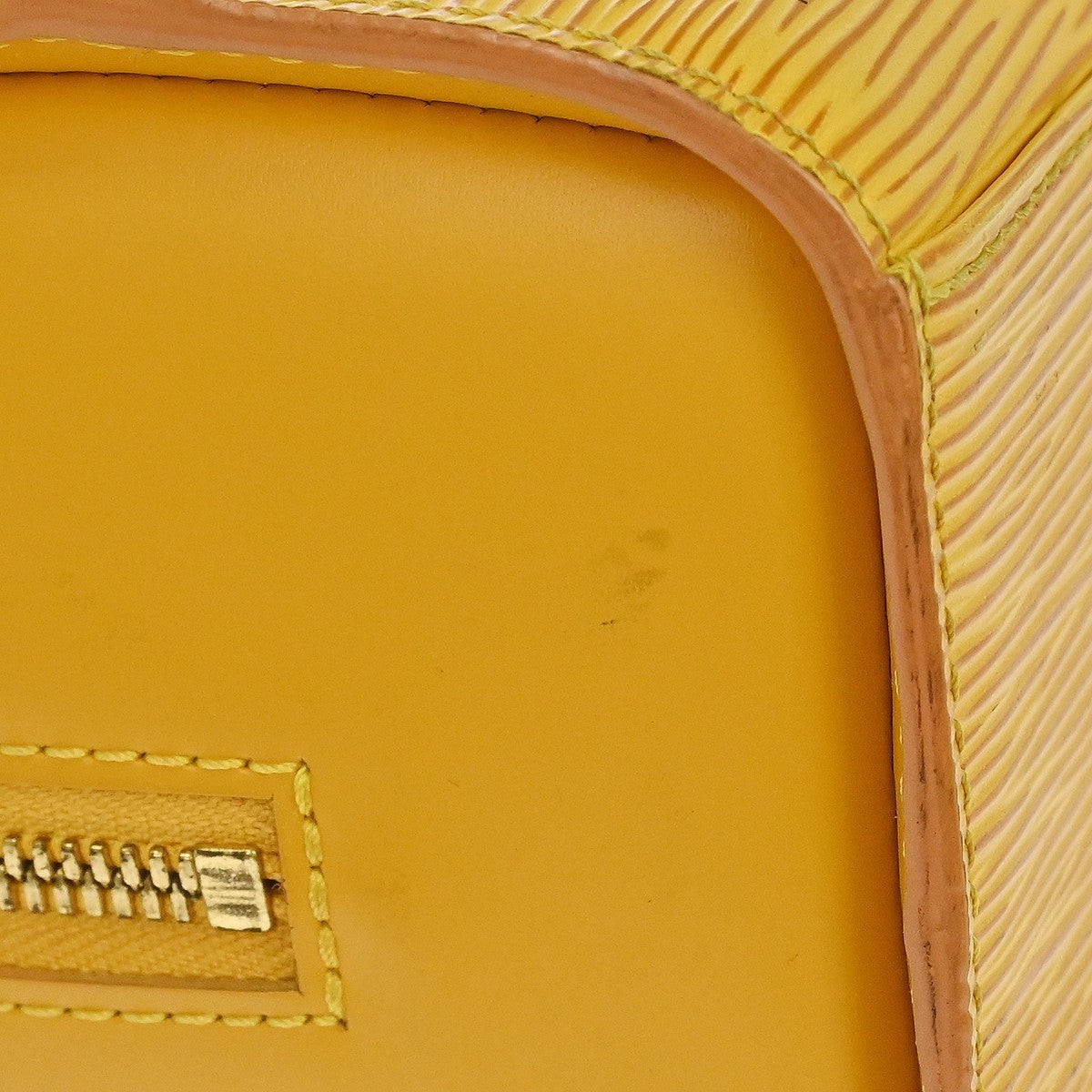 Louis Vuitton Pont Neuf Epi, Yellow, Leather, Handbag