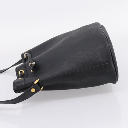Christian Dior Vintage Honeycomb Canvas, Black, Canvas, Shoulder Bag
