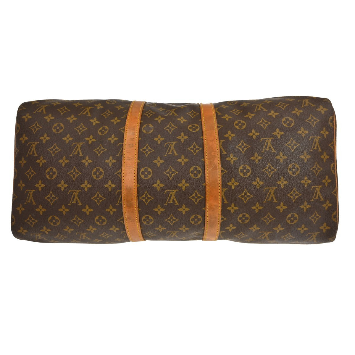 Louis Vuitton Keepall Monogram Canvas, Brown, Canvas, Travel Bag