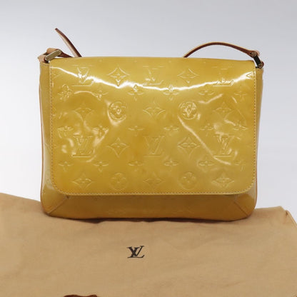 Louis Vuitton Thompson Street Monogram Vernis, Beige, Patent Leather, Shoulder Bag