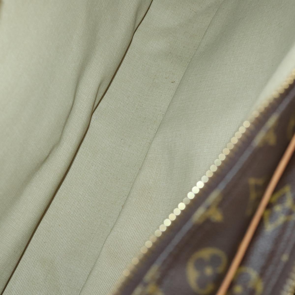 Louis Vuitton Sac Trois Poches Handbag Monogram Canvas, BROWN, CANVAS, Handbag