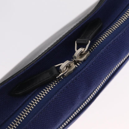 Balenciaga Navy Neo Lift Waist Canvas and Leather, Blue, Canvas, Handbag