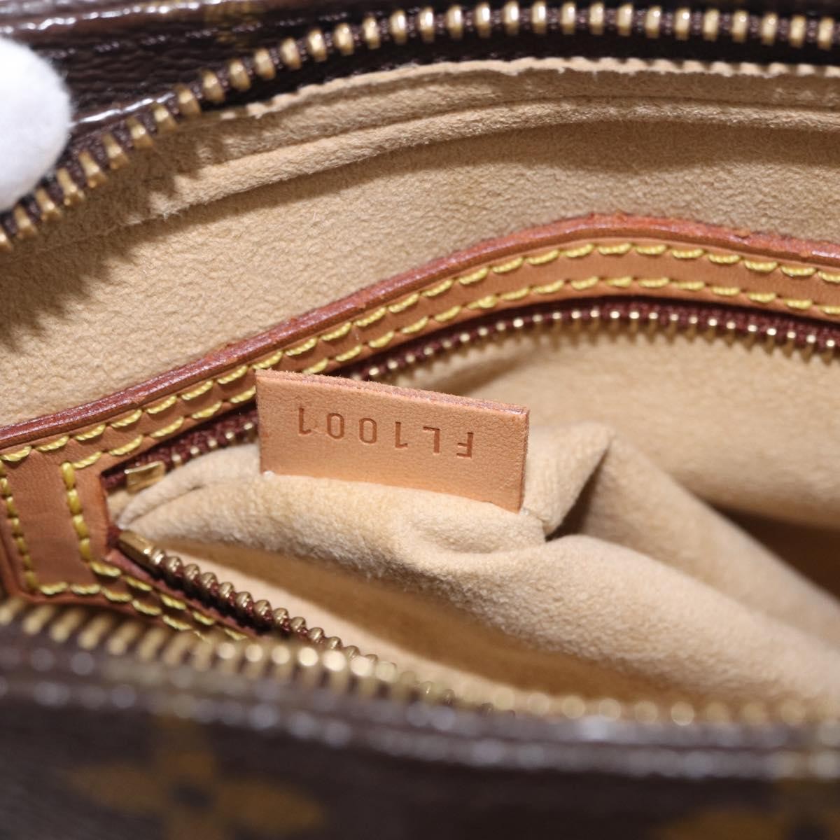 Louis Vuitton Looping Monogram Canvas, Brown, Canvas, Handbag