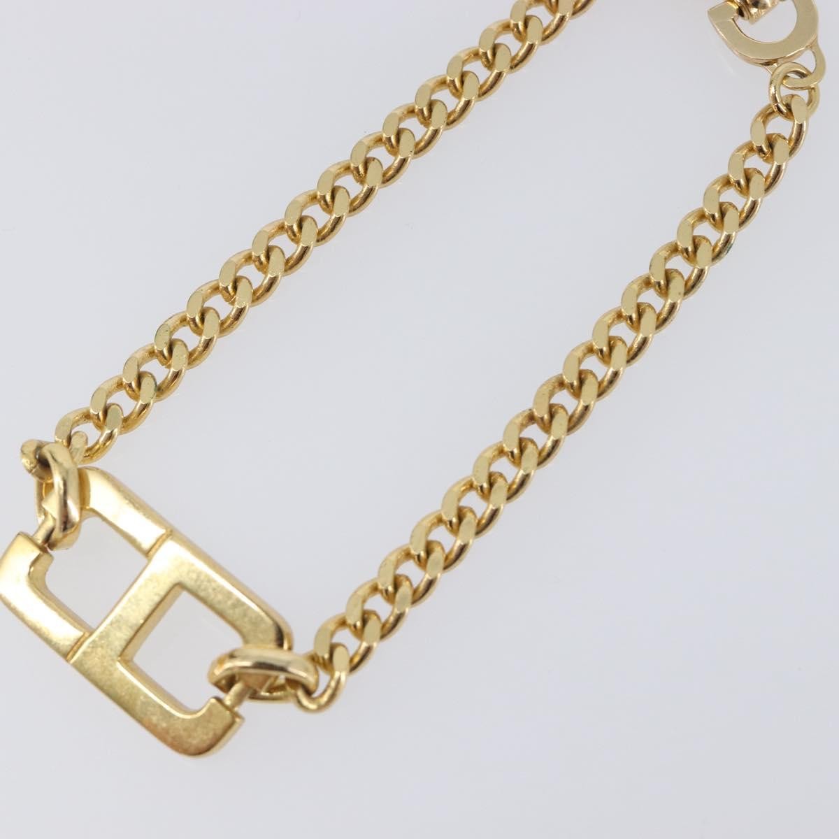Christian Dior CD Logo Metal, Gold, Metal, Bracelet