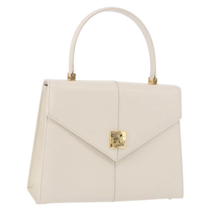 Saint Laurent Vintage handbag Leather, White, Leather, Handbag