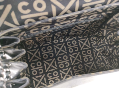 Chanel Vintage Reissue Square Flap Bag Leather, BLACK, LEATHER, Shoulder bag