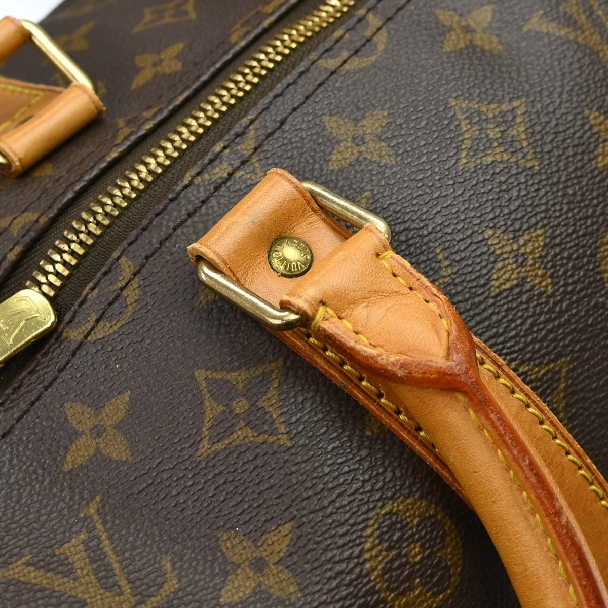Louis Vuitton Keepall Monogram Canvas, Brown, Canvas, Travel Bag
