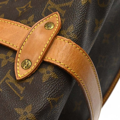 Louis Vuitton Saumur Monogram Canvas, Brown, Canvas, Shoulder Bag
