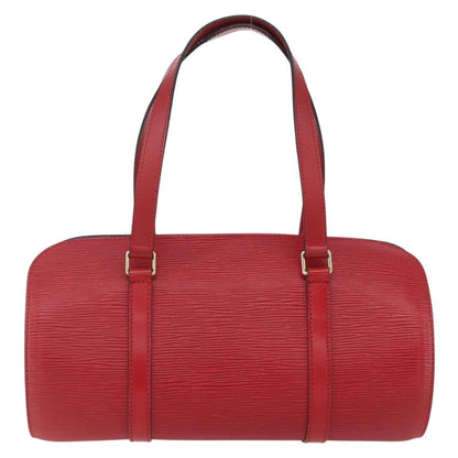 Louis Vuitton Soufflot Handbag Epi Leather, RED, LEATHER, Handbag