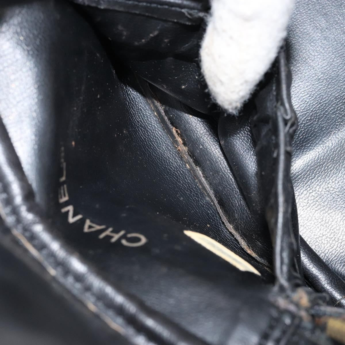 Fendi Vintage Cosmetic Case Pequin Canvas, Black, Leather, Clutch
