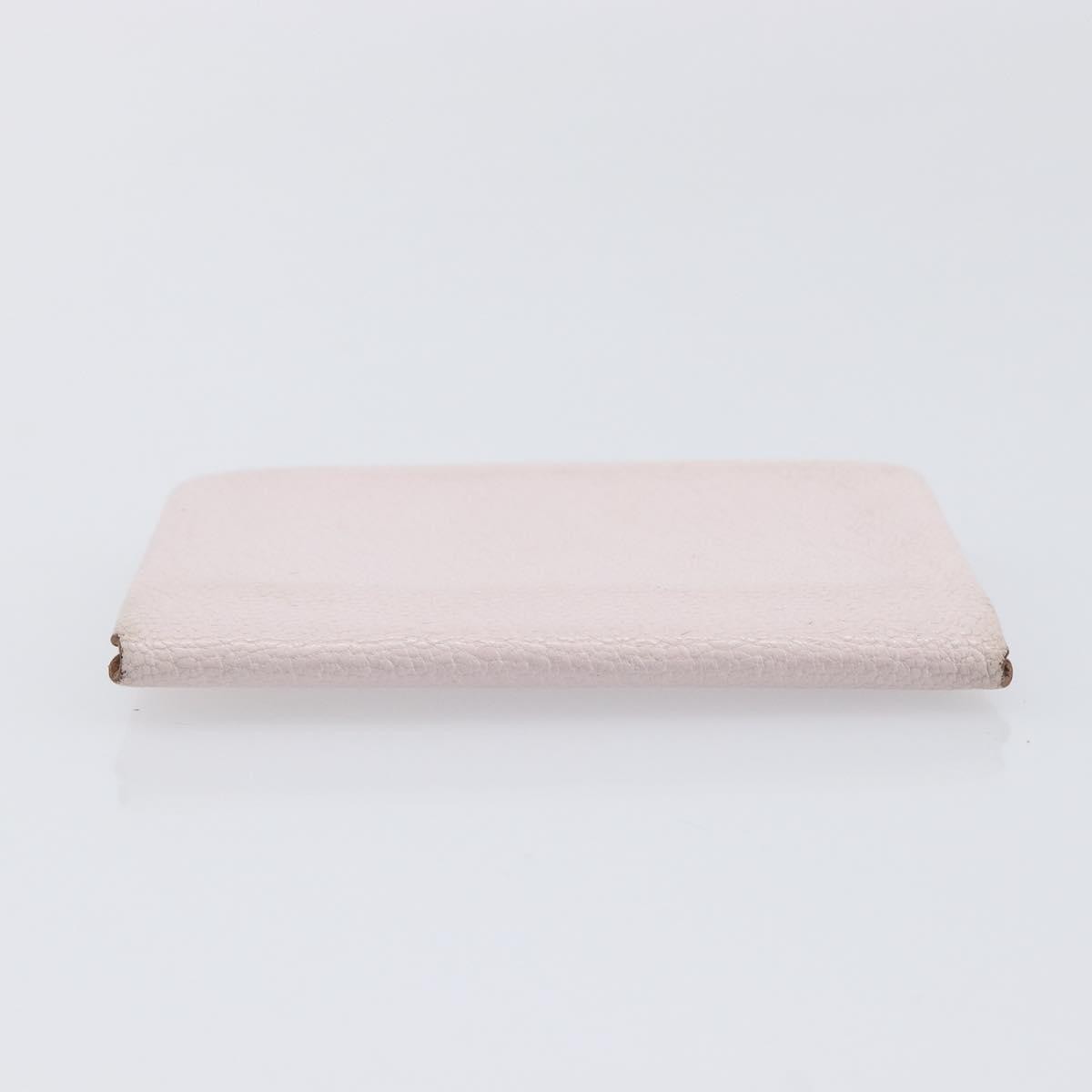 Hermes Calvi Duo Card Holder Chevre Mysore, Pink, Leather, Card Holder