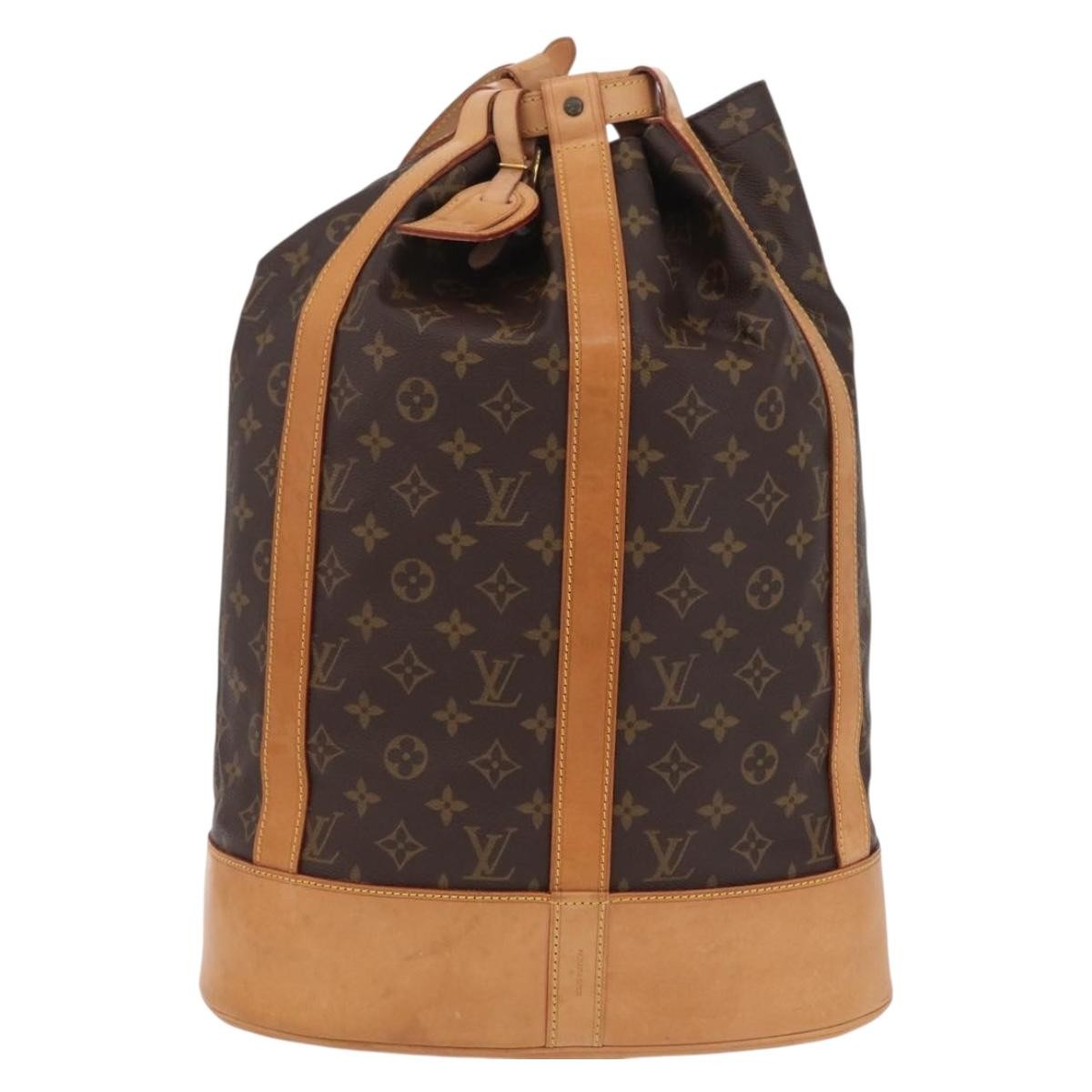Louis Vuitton Randonnee Monogram Canvas, Brown, Canvas, Backpack