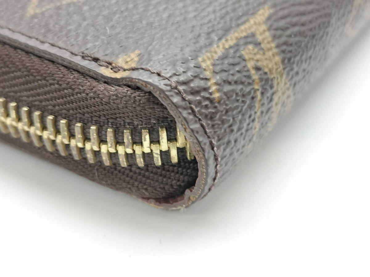 Louis Vuitton Zippy Monogram Canvas, Brown, Canvas, Wallet