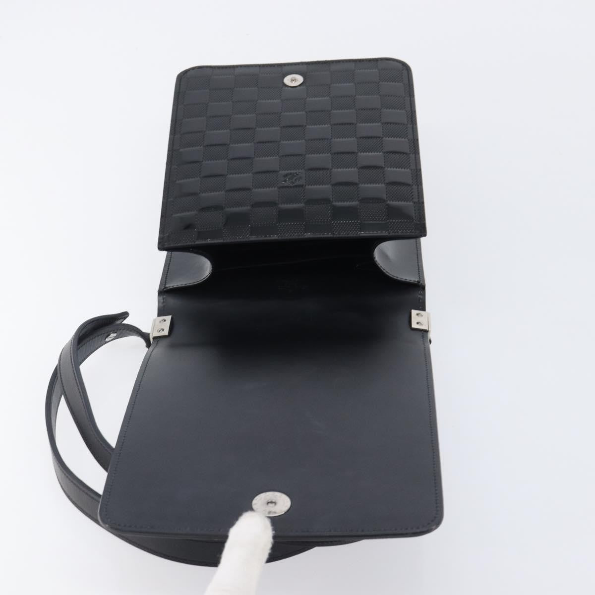 Louis Vuitton Cabaret Club Damier Vernis, Black, Patent Leather, Handbag