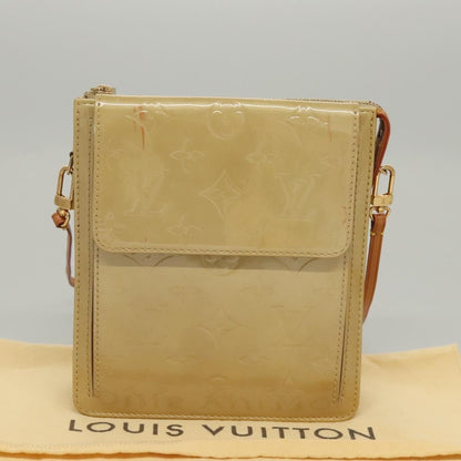 Louis Vuitton Mott Monogram Vernis, Beige, Patent Leather, Clutch