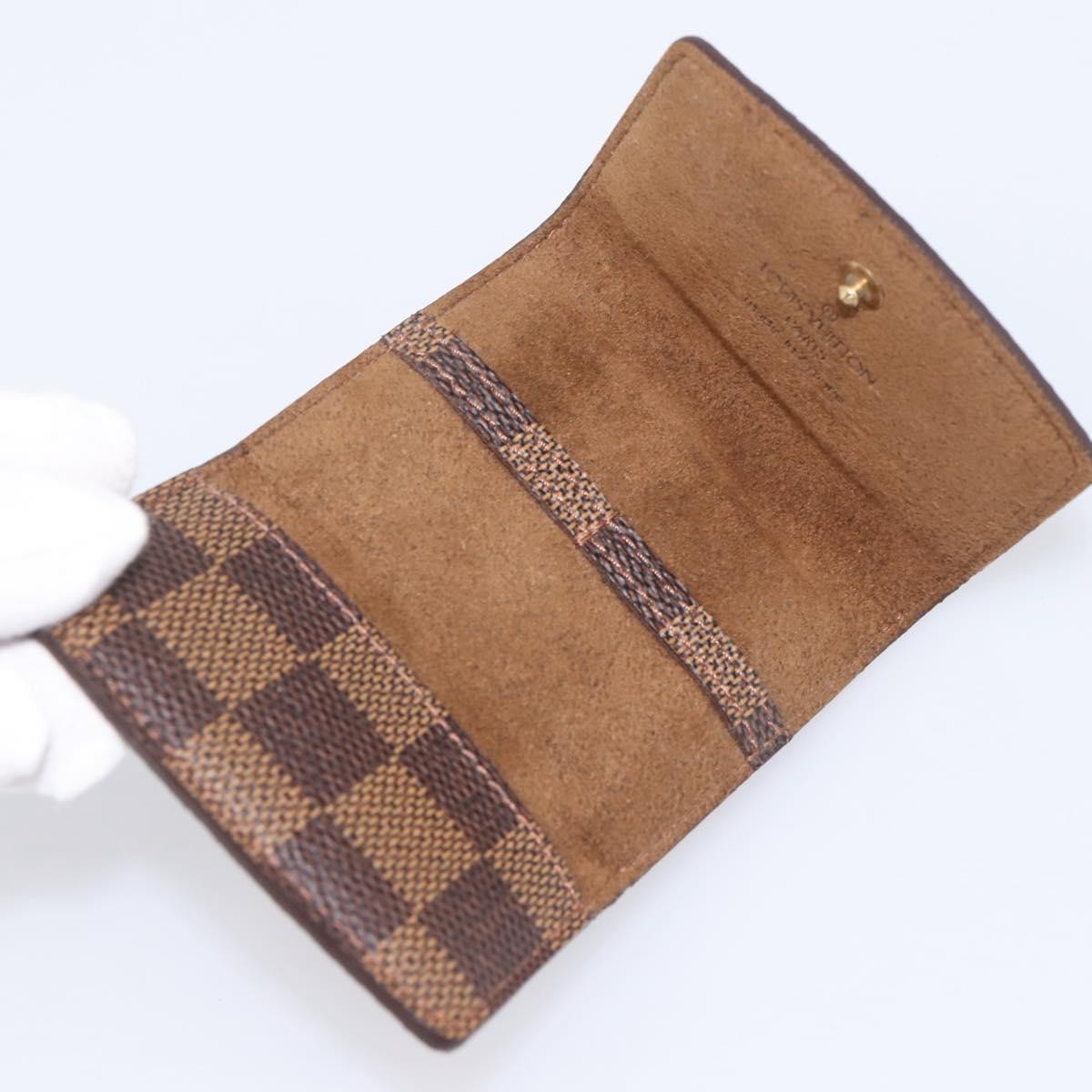 Louis Vuitton Cuff Case Monogram Damier, Brown, Canvas, Wallet