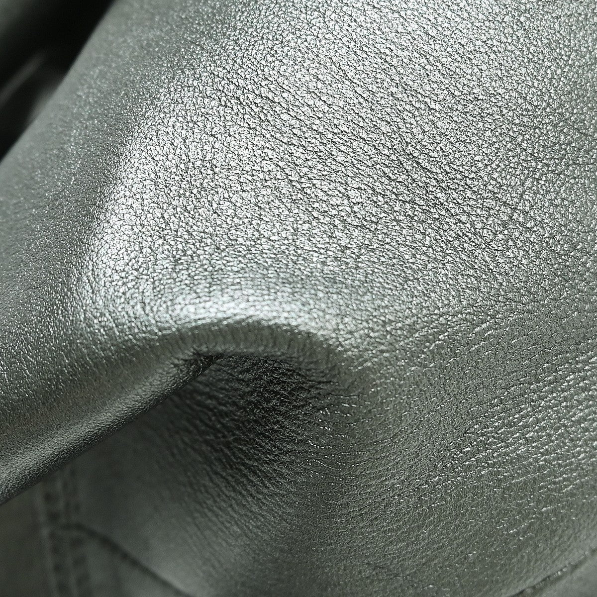 Loewe Anagram Logo Nappa Aire Hand Leather, Gray, Leather, Handbag