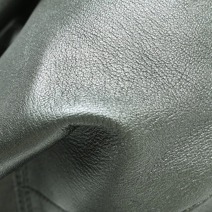 Loewe Anagram Logo Nappa Aire Hand Leather, Gray, Leather, Handbag
