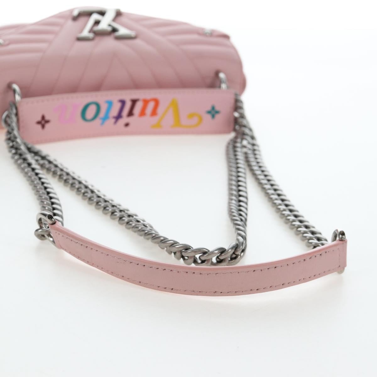 Louis Vuitton New Wave Chain Quilted Leather, Pink, Leather, Handbag