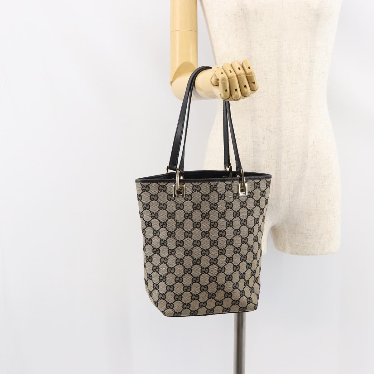 Gucci Tote Bag Canvas, BEIGE, CANVAS, Tote bag