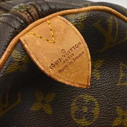 Louis Vuitton Speedy Monogram, Brown, Canvas, Handbag