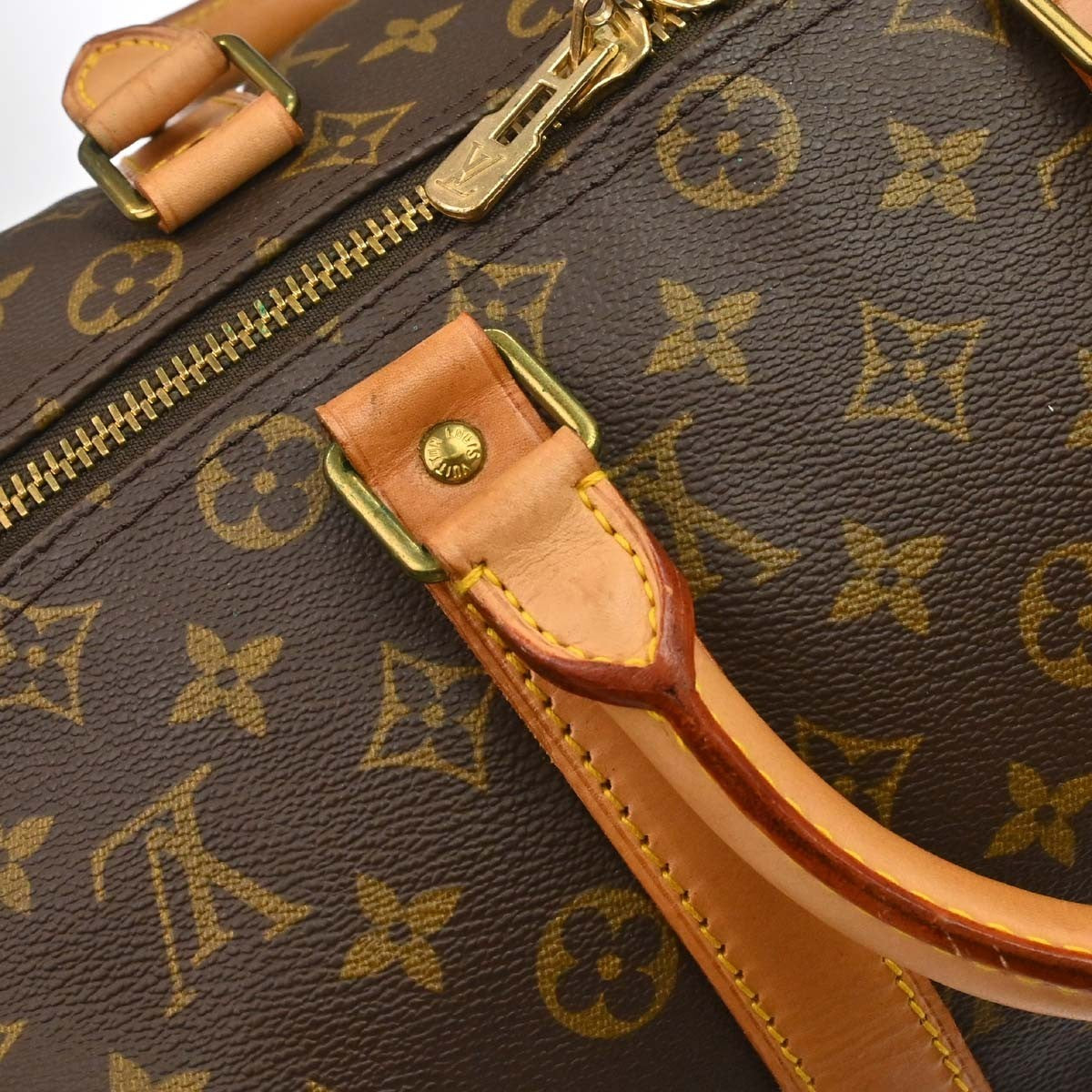 Louis Vuitton Keepall Monogram Canvas, Brown, Canvas, Travel Bag